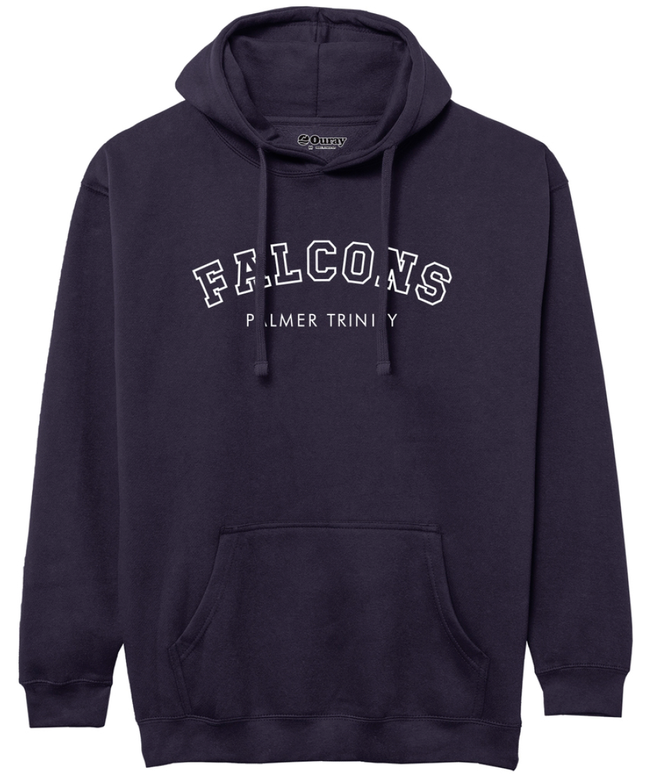 Falcons Embroidered Navy Hoodie