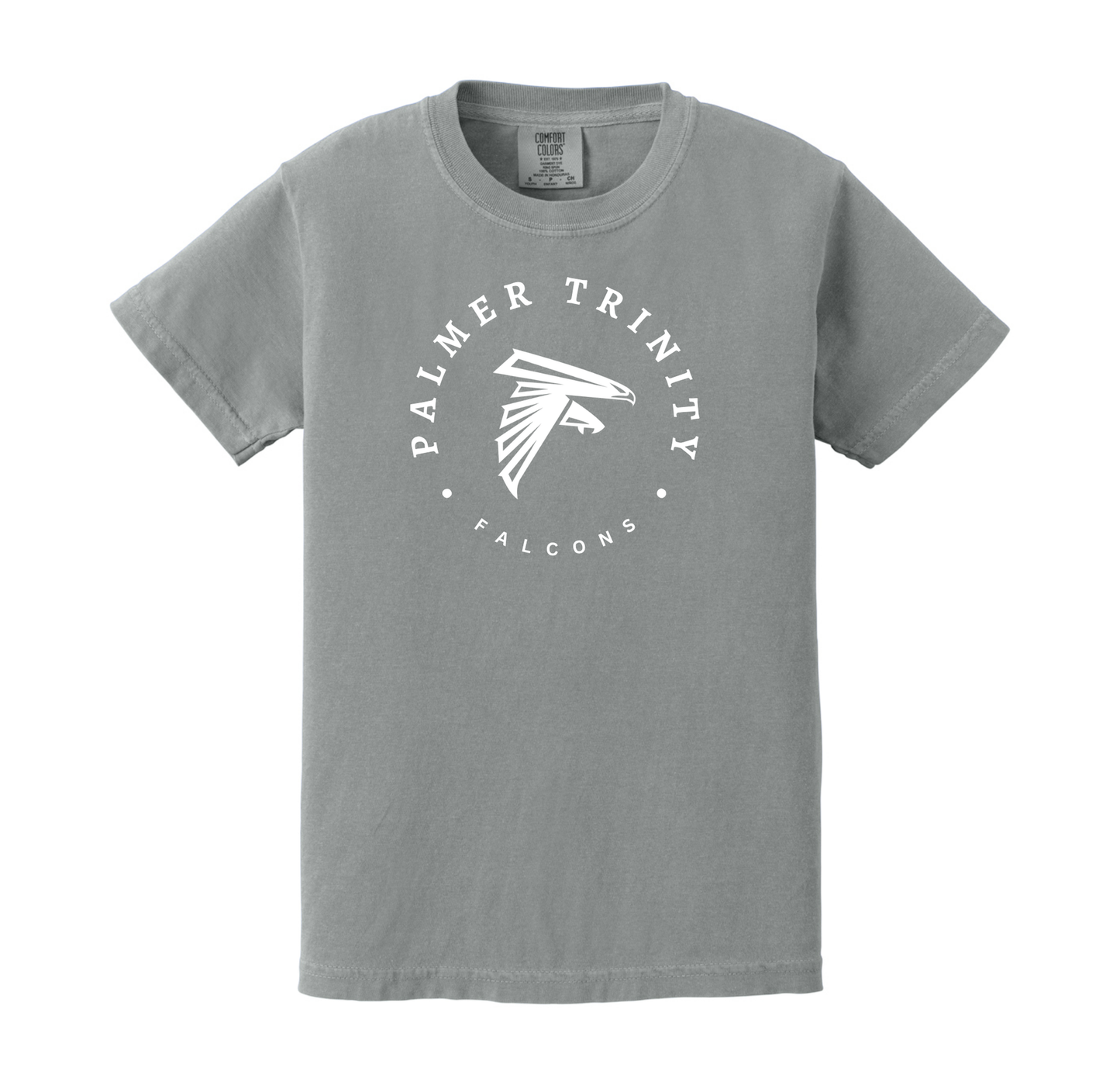 Youth Palmer Trinity Circle Emblem T-Shirt, Grey