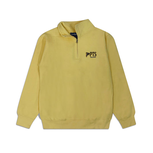 Big Cotton 1/4 Zip Sweatshirt, Yellow