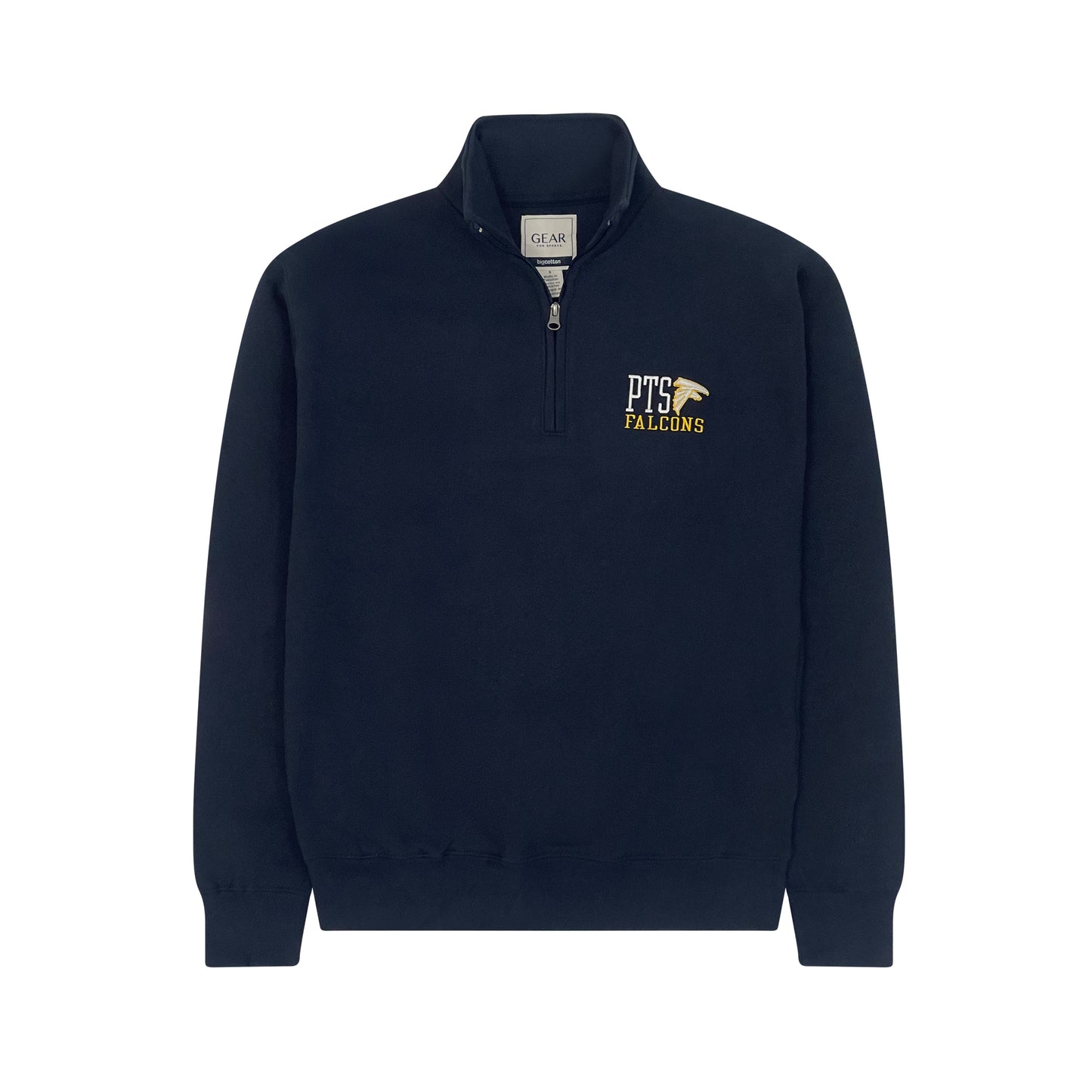 Big Cotton 1/4 Zip Sweatshirt, Navy