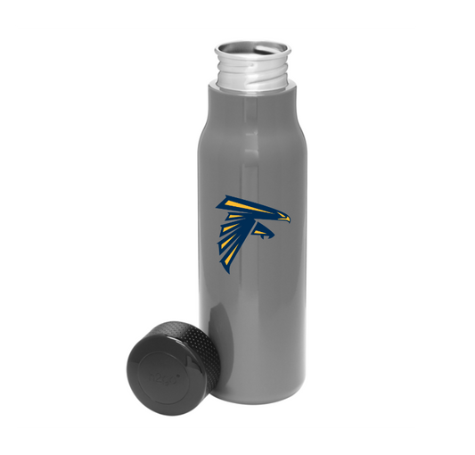 Falcon Stainless Steel Water Bottle, Gray