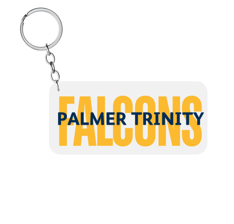 Palmer Trinity Falcons PVC Keychain