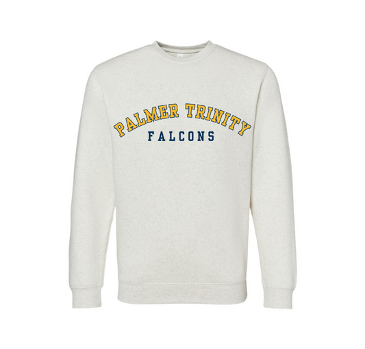 Youth Palmer Trinity Classic Crewneck Sweatshirt, Cream